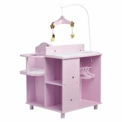 TeamsonUS Olivia's Little World - Twinkle Stars Princess Baby Doll Changing Station With Storage Kids