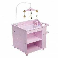 TeamsonUS Olivia's Little World - Twinkle Stars Princess Baby Doll Changing Station With Storage Kids