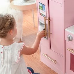 TeamsonUS Teamson Kids - Little Chef Chelsea Modern Play Kitchen - Pink / Gold