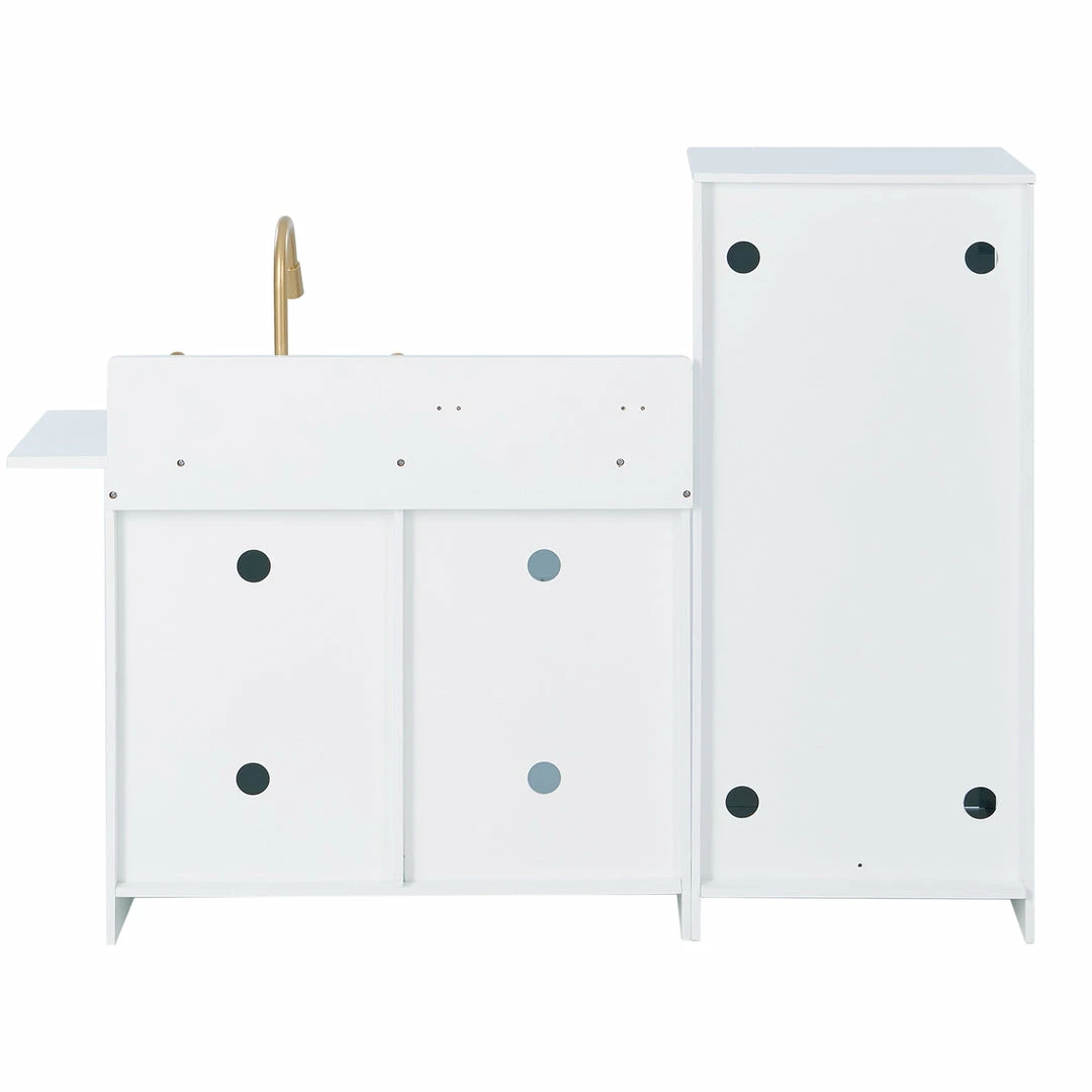 TeamsonUS Teamson Kids - Little Chef Chelsea Modern Play Kitchen - White / Gold