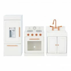TeamsonUS Teamson Kids Little Chef Paris Complete Kitchen Playset, White