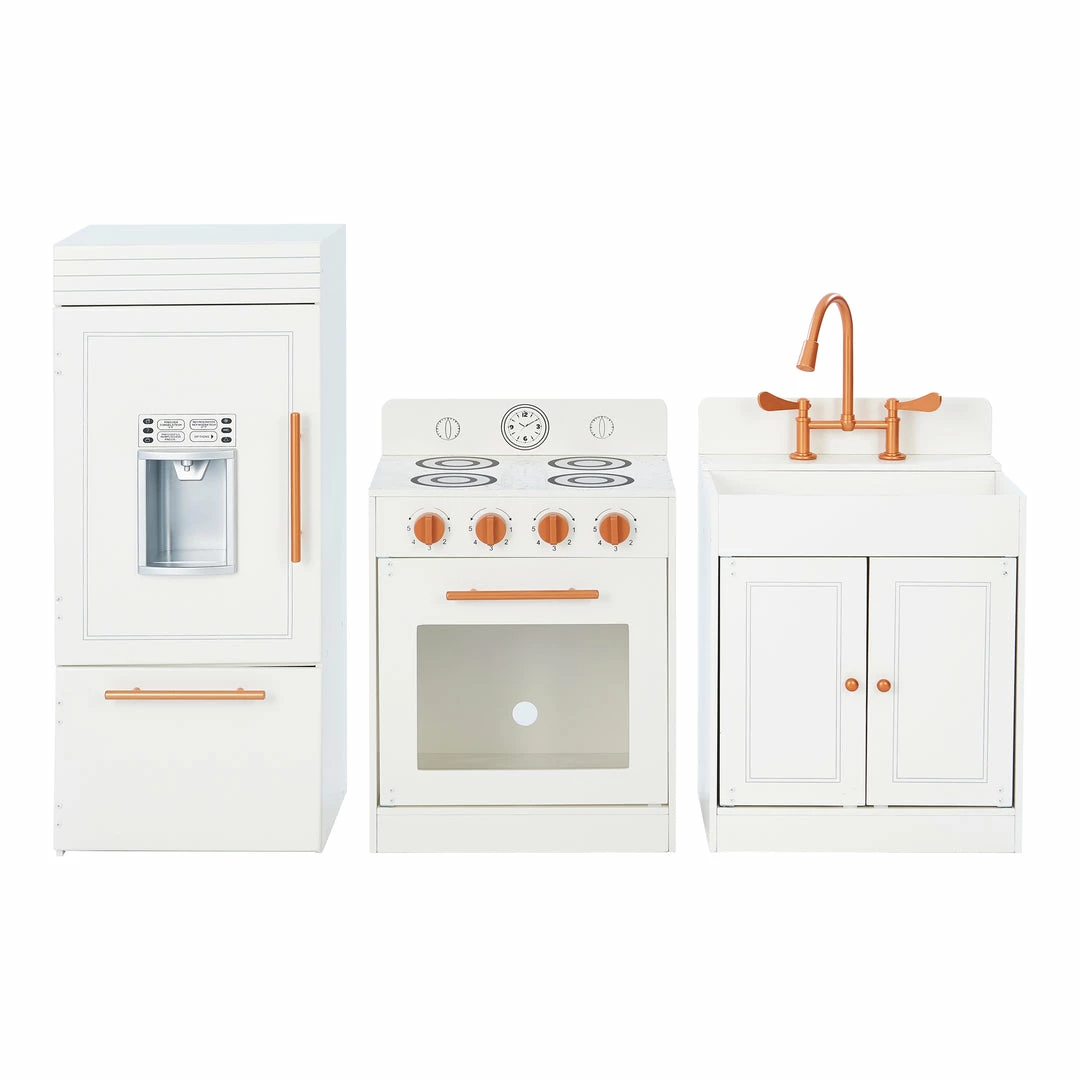 TeamsonUS Teamson Kids Little Chef Paris Complete Kitchen Playset, White