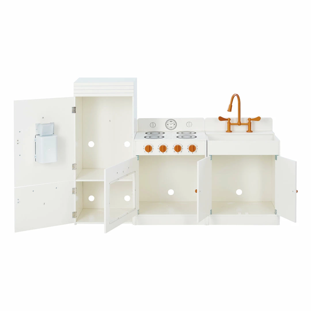 TeamsonUS Teamson Kids Little Chef Paris Complete Kitchen Playset, White