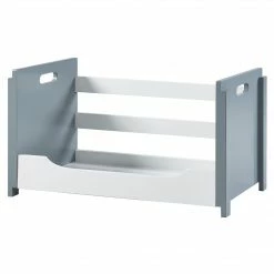 TeamsonUS Teamson Home Cubo Stacking Storage Unit, White/Gray