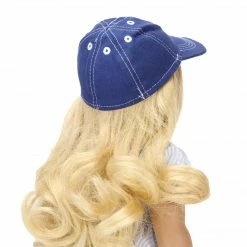 TeamsonUS Sophia's Baseball Cap For 18 Inch Boy Or Girl Dolls, Navy Kids