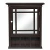 TeamsonUS Teamson Home Neal Wooden Medicine Cabinet With Mirrored Door, Espresso