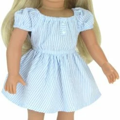 TeamsonUS Sophia's White Canvas Sneaker Shoes With Laces For 18