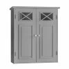 TeamsonUS Teamson Home Dawson Contemporary Removable Wooden Cabinet, Gray