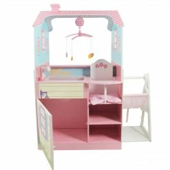 TeamsonUS Olivia's Little World Baby Doll Changing Station Dollhouse With Storage, Multicolor Kids