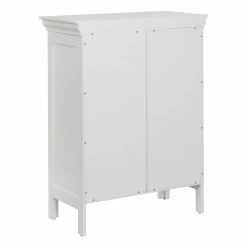 TeamsonUS Teamson Home Stratford Wooden Floor Cabinet With 2 Shelves, White
