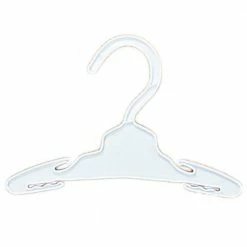 TeamsonUS Sophia's 7 1/2" Plastic Hangers 10 Pack Set For 18" Dolls, White Kids