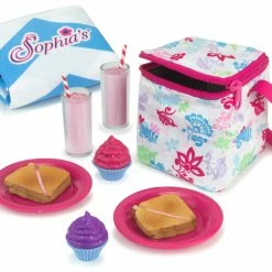 TeamsonUS Sophia's Picnic Lunch Set With Food And Cooler For 18