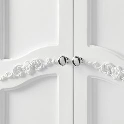 TeamsonUS Teamson Home Versailles Wooden Wall Cabinet With 2 Shelves, White