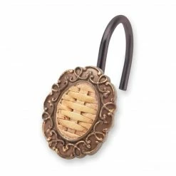 TeamsonUS Teamson Home Decorative Weaving Shower Hook, Set Of 12