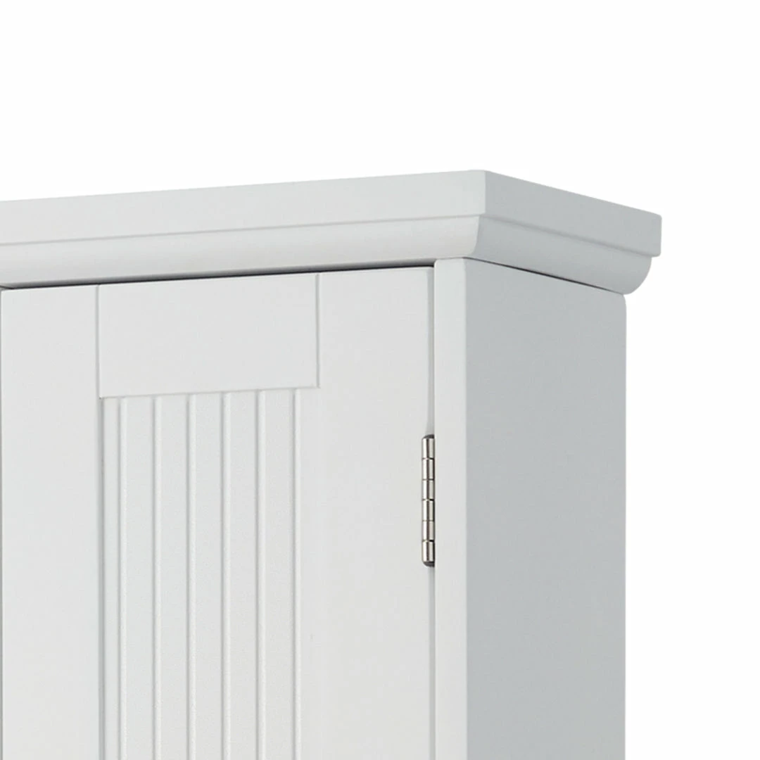 TeamsonUS Teamson Home Newport Contemporary Wooden Removable Medicine Cabinet, White