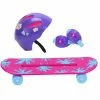 TeamsonUS Sophia's Skateboard, Helmet And Knee Pads Set For 18" Dolls, Multicolor Kids