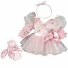 TeamsonUS Sophia's 5 Piece Ballet Recital Costume Set For 18'' Dolls, Pink