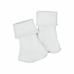 TeamsonUS Sophia's Ribbed Fold Over Cuff Crew Socks For 18