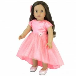 TeamsonUS Sophia's Sparkling Platform High Heels For 18