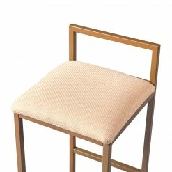 TeamsonUS Teamson Home Marmo Modern Marble-Look Breakfast Table Set With 2 Stools And Storage, Marble/Brass