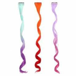 TeamsonUS Kids Sophia's Doll Curly Hair Extensions With 3 Transitional Colors