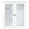TeamsonUS Teamson Home Connor 2 Door Floor Cabinet With 3 Shelves, White