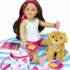 TeamsonUS Sophia's Picnic Lunch Set With Food And Cooler For 18" Dolls