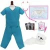 TeamsonUS New Sophia's 11 Piece Smithsonian Veterinarian Set For 18" Dolls, Multicolor