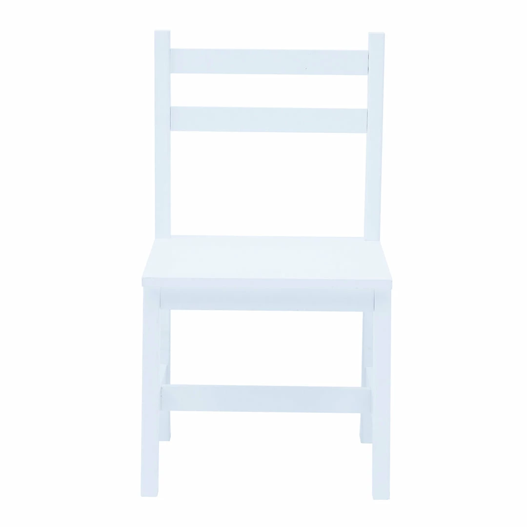 TeamsonUS New Fantasy Fields Wooden Play Writing Desk With Storage And Chair Set, White