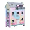 TeamsonUS Teamson Kids Sunroom Dollhouse With 11 Accessories, Multicolor