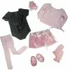 TeamsonUS Sophia's Complete Ballet Leotard And Sweater Set For 18" Dolls, Light Pink Kids