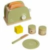 TeamsonUS Teamson Kids Little Chef Frankfurt Wooden Toaster Play Kitchen Accessories, Green