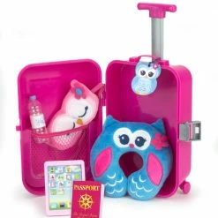 TeamsonUS Sophia's Travel Accessories Plus Suitcase Set For 18