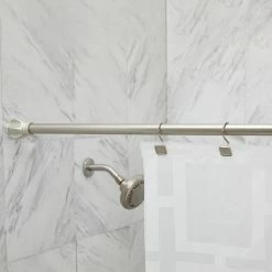 TeamsonUS Teamson Home Stratford Shin Shower Hooks, Set Of 12, Chrome