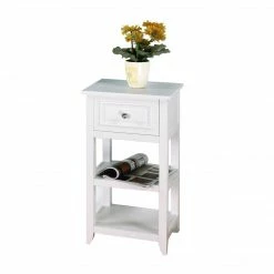 TeamsonUS Dawson Floor Cabinet With One Drawer And Shelves