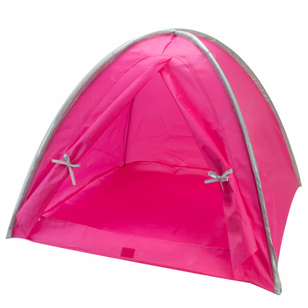 TeamsonUS Sophia's Dome Shaped Camping Tent For 18" Dolls, Hot Pink New