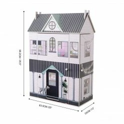 TeamsonUS New Olivia's Little World Wooden Dreamland Farmhouse Dollhouse Set