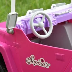 TeamsonUS Sophia's 4 X 4 Hot Pink Beach Cruiser Truck For 18
