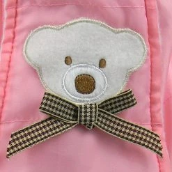 TeamsonUS Sophia's Polar Bear Bunting Snowsuit With Attached Mittens And Hood For 15' Dolls, Pink Kids