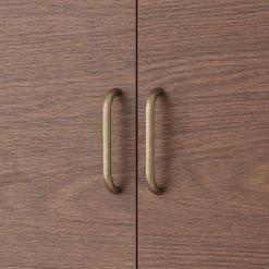 TeamsonUS Teamson Home Tyler Modern Wooden Removable Cabinet, Walnut/White