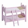 TeamsonUS Kids Olivia's Little World Twinkle Stars Princess Double Bunk Bed For 18" Dolls, Pink