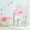 TeamsonUS Teamson Kids Little Princess Rapunzel Vanity Playset, Pink / Gray New