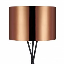 TeamsonUS Teamson Home Cara Tripod Floor Lamp With Copper Shade
