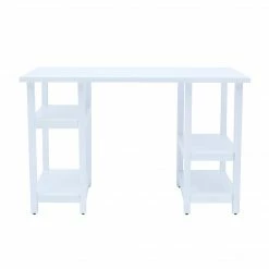 TeamsonUS New Fantasy Fields Wooden Play Desk With Shelves And Chair, White