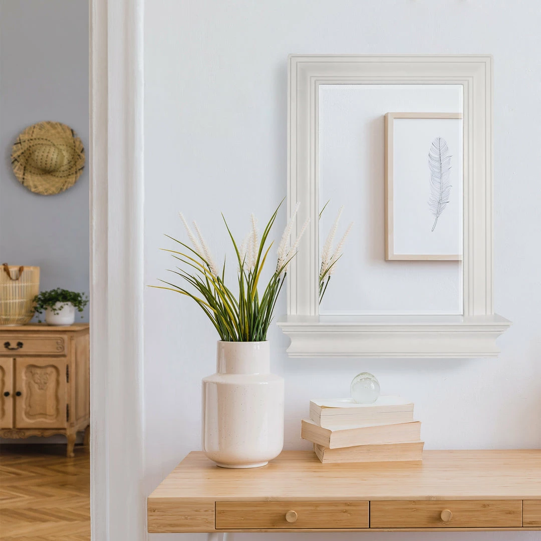 TeamsonUS Stratford Wall Mirror With Shelf