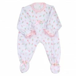 TeamsonUS Sophia's Floral Print PJ Outfit For 15'' Dolls, White/Pink Kids
