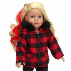 TeamsonUS Kids Sophia's Doll Curly Hair Extensions With 3 Transitional Colors