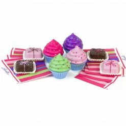 TeamsonUS Sophia's 47 Piece Serving Set With Desserts For 18'' Dolls, Multicolor