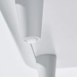 TeamsonUS Teamson Pets Large Dyad Wooden Cat Litter Box Enclosure And Side Table, Alpine White/Gray