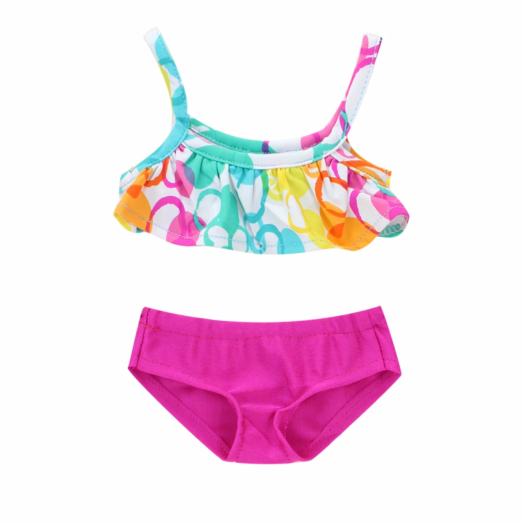 TeamsonUS Kids Sophia's Bikini And Beach Accessories Set For 18" Dolls